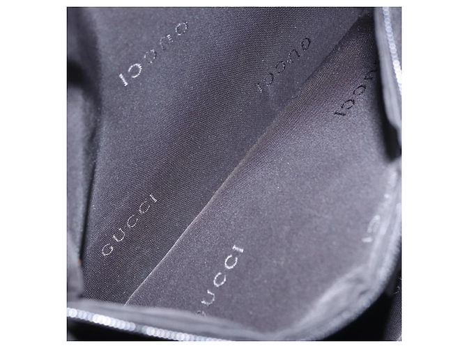 Borsa a tracolla GUCCI Jackie Nylon Nero Argento 001 3346 Auth am12516V - vista 22