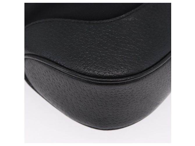 Borsa a tracolla GUCCI Jackie Nylon Nero Argento 001 3346 Auth am12516V - vista 9