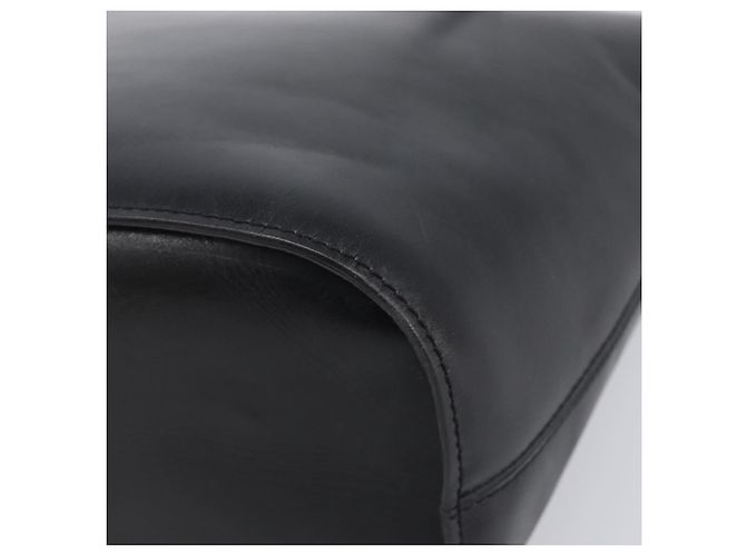 Céline CELINE Schultertasche aus Leder Schwarz Goldfarben Auth 200820A - Ansicht 9