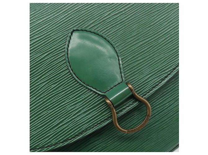 LOUIS VUITTON Epi Saint Cloud GM Shoulder Bag Green M52194 LV Auth hk4028 Verde - vista 18