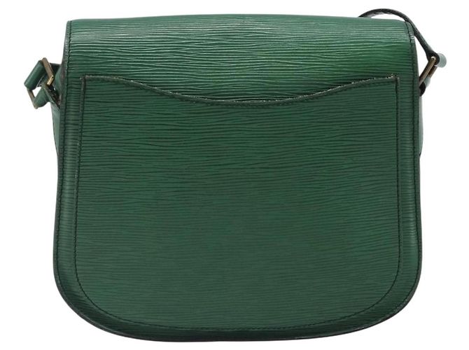 LOUIS VUITTON Epi Saint Cloud GM Shoulder Bag Green M52194 LV Auth hk4028 Verde - vista 2