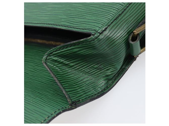LOUIS VUITTON Epi Saint Cloud GM Shoulder Bag Green M52194 LV Auth hk4028 Verde - vista 20