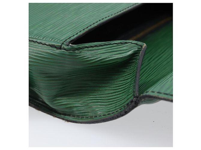 LOUIS VUITTON Epi Saint Cloud GM Shoulder Bag Green M52194 LV Auth hk4028 Verde - vista 21