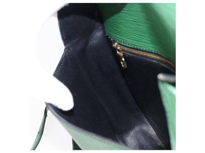 LOUIS VUITTON Epi Saint Cloud GM Shoulder Bag Green M52194 LV Auth hk4028 Verde - vista 24