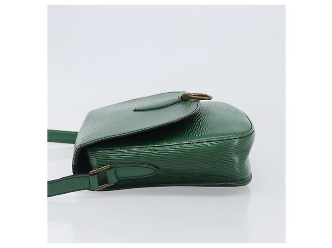 LOUIS VUITTON Epi Saint Cloud GM Shoulder Bag Green M52194 LV Auth hk4028 Verde - vista 4