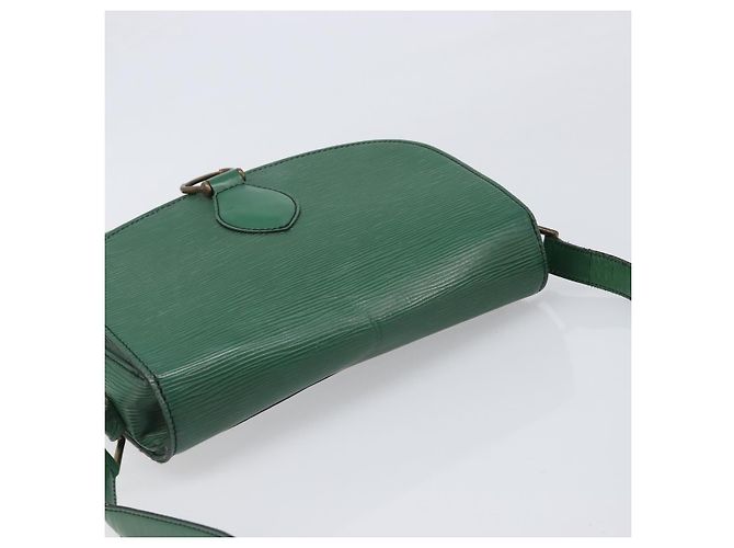 LOUIS VUITTON Epi Saint Cloud GM Shoulder Bag Green M52194 LV Auth hk4028 Verde - vista 6