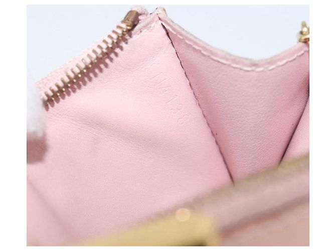 LOUIS VUITTON Monogram Vernis Pochette Cree Rose valerine M63853 LV Auth hk4045 - vista 12
