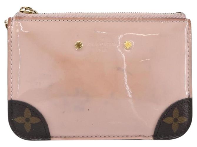 LOUIS VUITTON Monogram Vernis Pochette Cree Rose valerine M63853 LV Auth hk4045 - vista 13