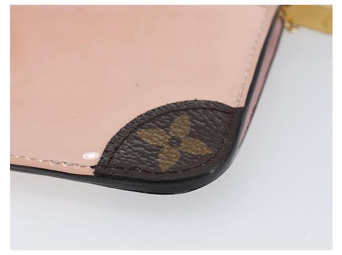 LOUIS VUITTON Monogram Vernis Pochette Cree Rose valerine M63853 LV Auth hk4045 - vista 16