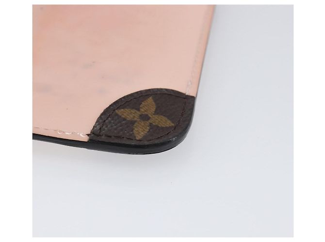 LOUIS VUITTON Monogram Vernis Pochette Cree Rose valerine M63853 LV Auth hk4045 - vista 17