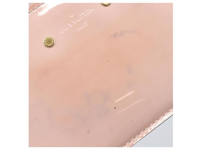 LOUIS VUITTON Monogram Vernis Pochette Cree Rose valerine M63853 LV Auth hk4045 - vista 18