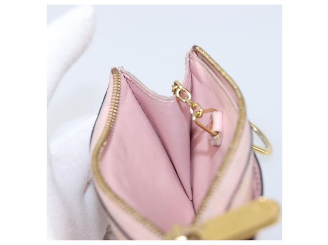 LOUIS VUITTON Monogram Vernis Pochette Cree Rose valerine M63853 LV Auth hk4045 - vista 21