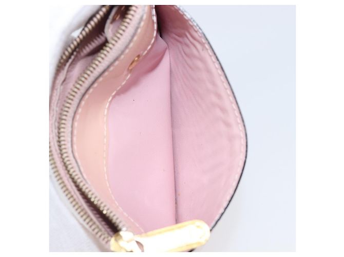 LOUIS VUITTON Monogram Vernis Pochette Cree Rose valerine M63853 LV Auth hk4045 - vista 22