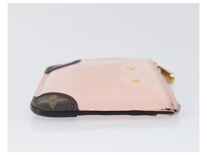 LOUIS VUITTON Monogram Vernis Pochette Cree Rose valerine M63853 LV Auth hk4045 - vista 3