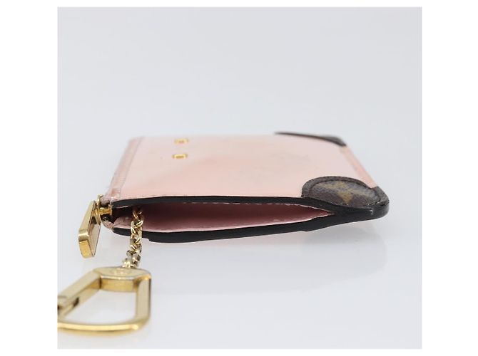 LOUIS VUITTON Monogram Vernis Pochette Cree Rose valerine M63853 LV Auth hk4045 - vista 4