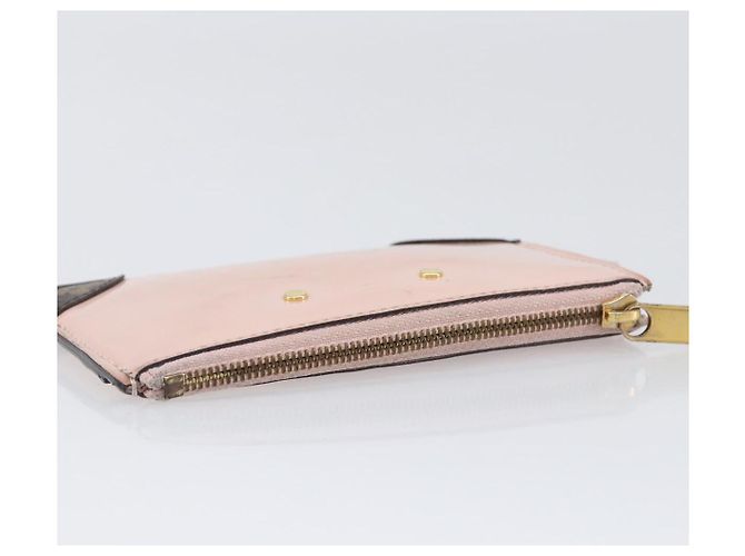 LOUIS VUITTON Monogram Vernis Pochette Cree Rose valerine M63853 LV Auth hk4045 - vista 5