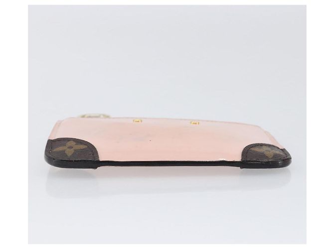 LOUIS VUITTON Monogram Vernis Pochette Cree Rose valerine M63853 LV Auth hk4045 - vista 6