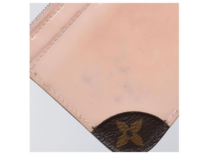 LOUIS VUITTON Monogram Vernis Pochette Cree Rose valerine M63853 LV Auth hk4045 - vista 7