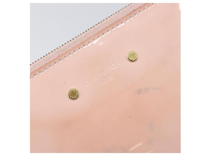 LOUIS VUITTON Monogram Vernis Pochette Cree Rose valerine M63853 LV Auth hk4045 - vista 8
