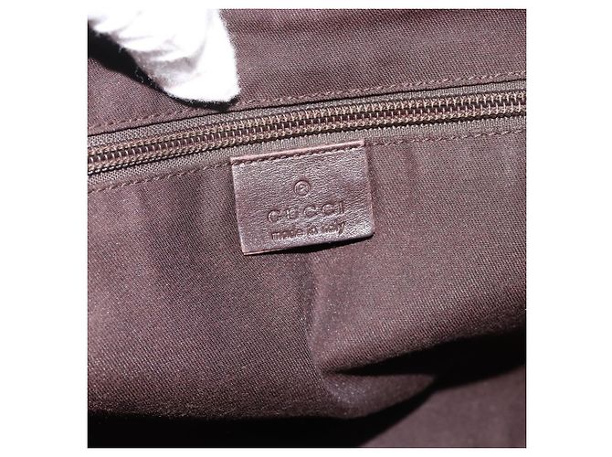 Borsa a tracolla GUCCI GG Canvas Beige Silver 145859 Auth hk4060 Argento - vista 18