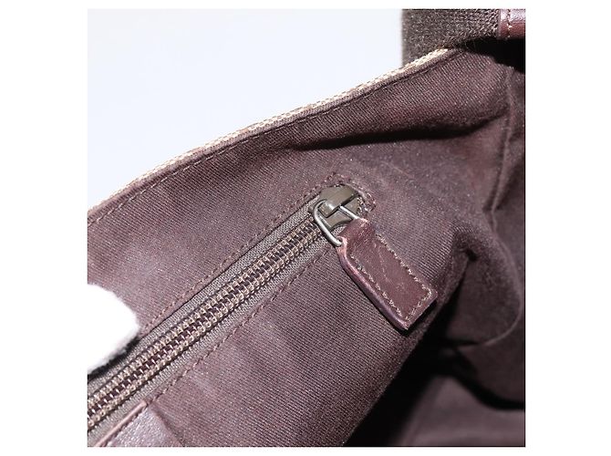 Borsa a tracolla GUCCI GG Canvas Beige Silver 145859 Auth hk4060 Argento - vista 21