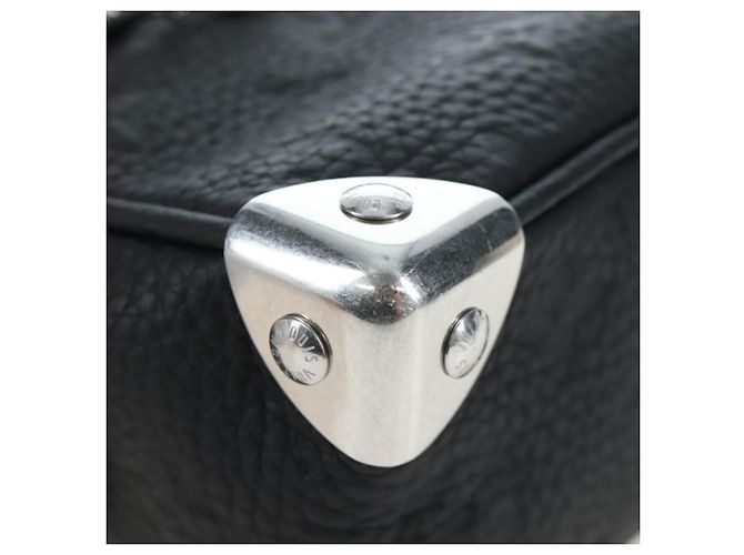 LOUIS VUITTON Monogram Taurillon Clemence Mini Soft Trunk M25927 Auth 197251SAM Schwarz - Ansicht 15