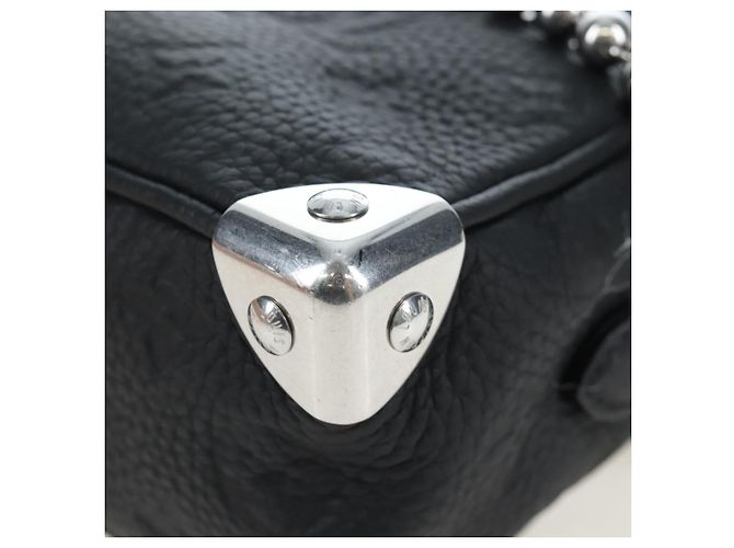 LOUIS VUITTON Monogram Taurillon Clemence Mini Soft Trunk M25927 Auth 197251SAM Schwarz - Ansicht 16