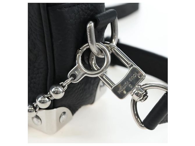 LOUIS VUITTON Monogram Taurillon Clemence Mini Soft Trunk M25927 Auth 197251SAM Schwarz - Ansicht 18