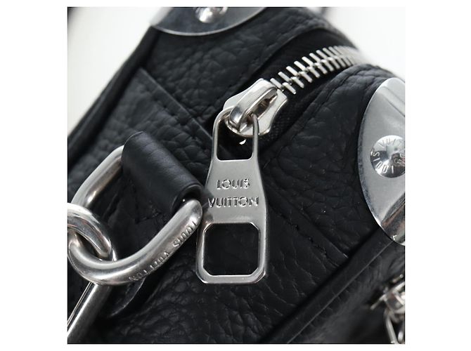 LOUIS VUITTON Monogram Taurillon Clemence Mini Soft Trunk M25927 Auth 197251SAM Schwarz - Ansicht 21