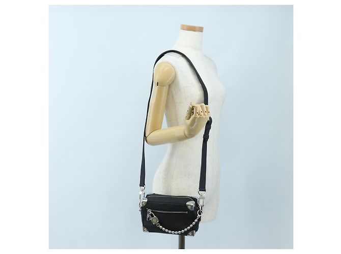 LOUIS VUITTON Monogram Taurillon Clemence Mini Soft Trunk M25927 Auth 197251SAM Schwarz - Ansicht 25