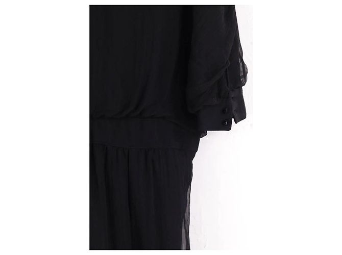 Fendi Kleid aus schwarzer Seide - Ansicht 4