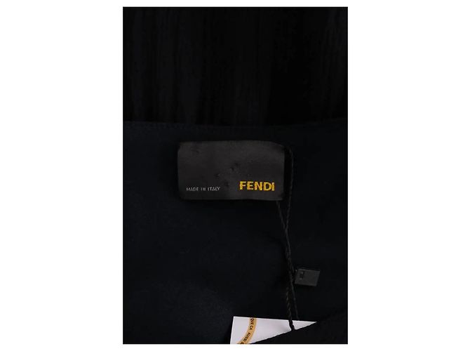 Fendi Kleid aus schwarzer Seide - Ansicht 5