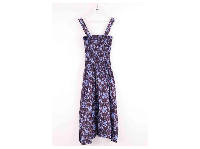 Vestido de algodón azul Proenza Schouler - vista 3