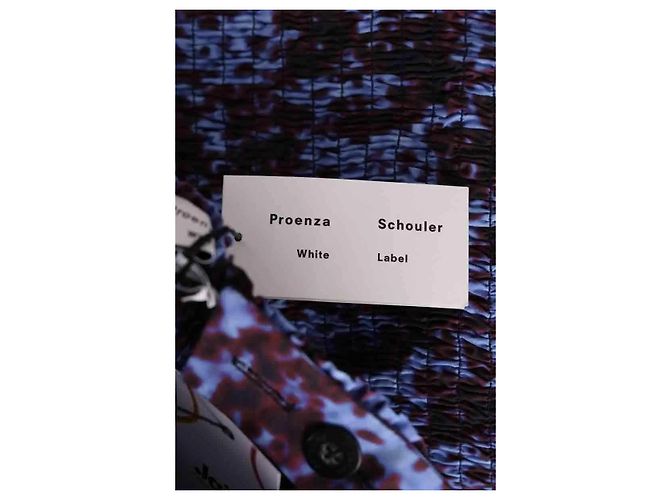 Vestido de algodón azul Proenza Schouler - vista 5