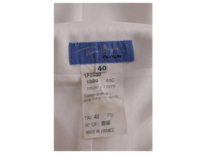 Thierry Mugler Couture Kleid weiß - Ansicht 5