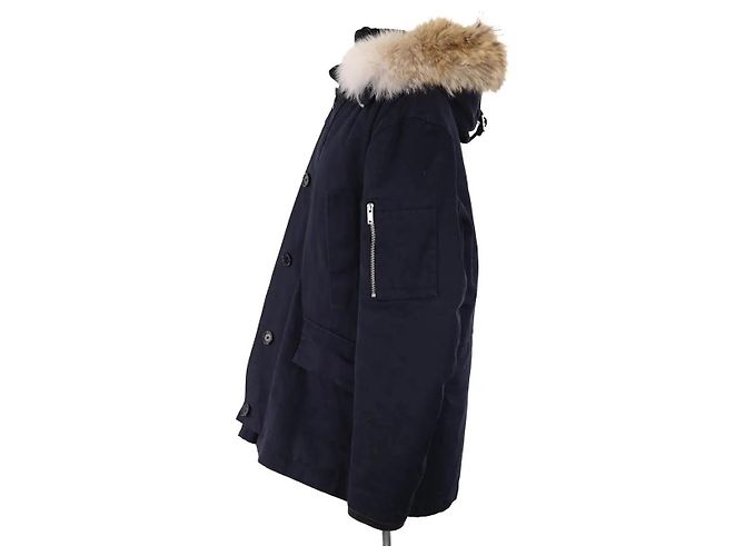 Cappotto Sandro Uomo Blu Navy XL - vista 3