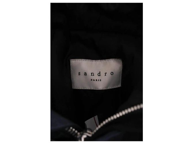 Cappotto Sandro Uomo Blu Navy XL - vista 5