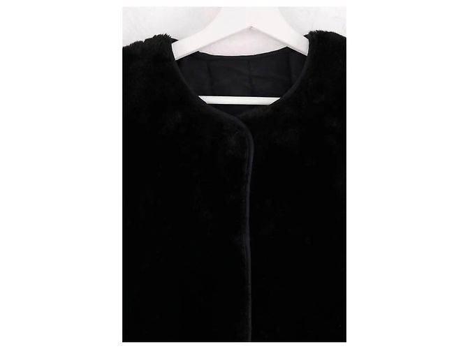 Abrigo negro de sintético The Kooples - vista 2