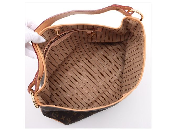 Louis Vuitton Borsa a tracolla Delightful PM Canvas Monogram Marrone - vista 7