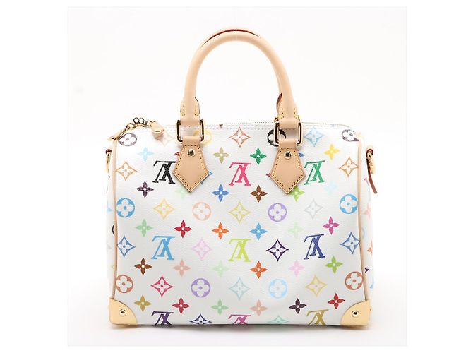 Louis Vuitton Speedy 25 Canvas Bandoulière LV x TM Trunk Handbag Monogram Multicolore - vista 2