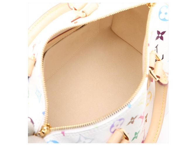 Louis Vuitton Speedy 25 Canvas Bandoulière LV x TM Trunk Handbag Monogram Multicolore - vista 8