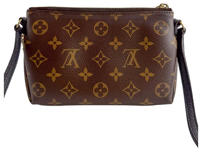 Louis Vuitton Clutch Pallas Canvas con catena Monogram Multicolore - vista 2