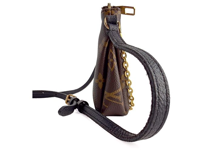 Louis Vuitton Clutch Pallas Canvas con catena Monogram Multicolore - vista 3
