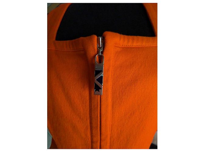 Thierry Mugler Mugler Etuikleid Orange - Ansicht 4