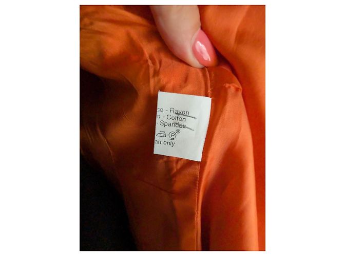 Thierry Mugler Mugler Etuikleid Orange - Ansicht 7