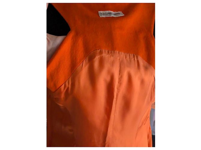 Thierry Mugler Mugler Etuikleid Orange - Ansicht 9