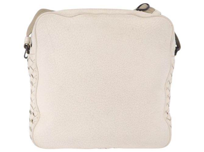 Bottega Veneta Intrecciato Shoulder Leather Bianco - vista 2