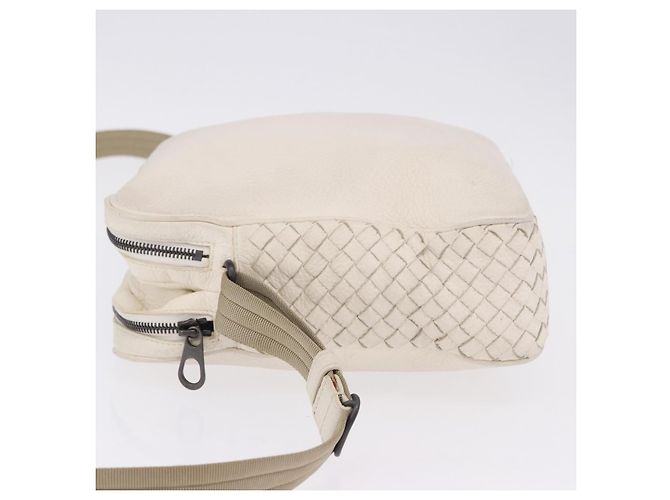 Bottega Veneta Intrecciato Shoulder Leather Bianco - vista 4