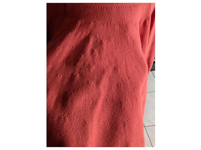 Alexander McQueen Strickkleid Godet Korallenrot - Ansicht 5