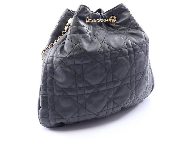 Bolsa de Ombro Christian Dior Dior Ami Cannage Preto - vista 2